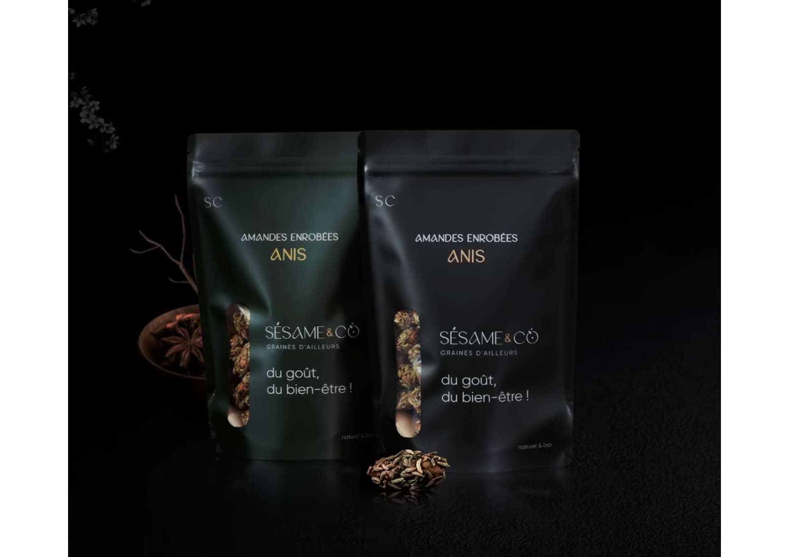Amandes enrobees Anis